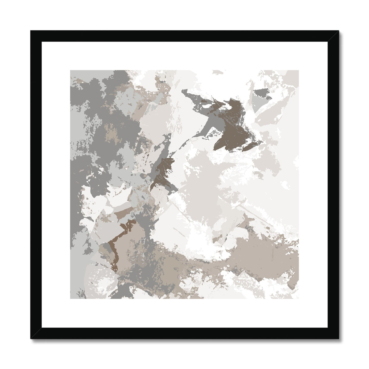 Framed Graphic Art Print, White Mat - 8x8 12x12 16x16 20x20 24x24 28x28 inches | FPS-1170-7691