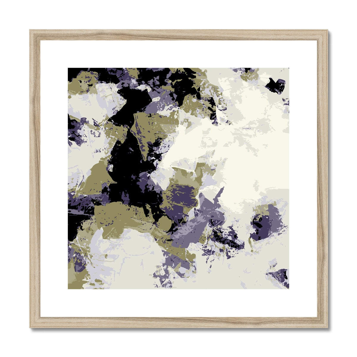 Framed Graphic Art Print, White Mat - 8x8 12x12 16x16 20x20 24x24 28x28 inches | FPS-1260-7695