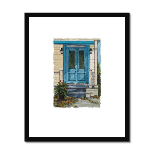 Framed Fine Art Print, Painterly Edge - 8x10 16x20 inches | Door 2, PEV-1000-1422