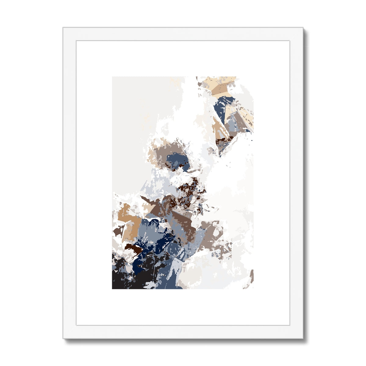 Framed Graphic Art Print, White Mat - 6x8, 8x12, 11x14, 12x16, 16x20, 18x24, 20x28 inches | FPV-1160-7694