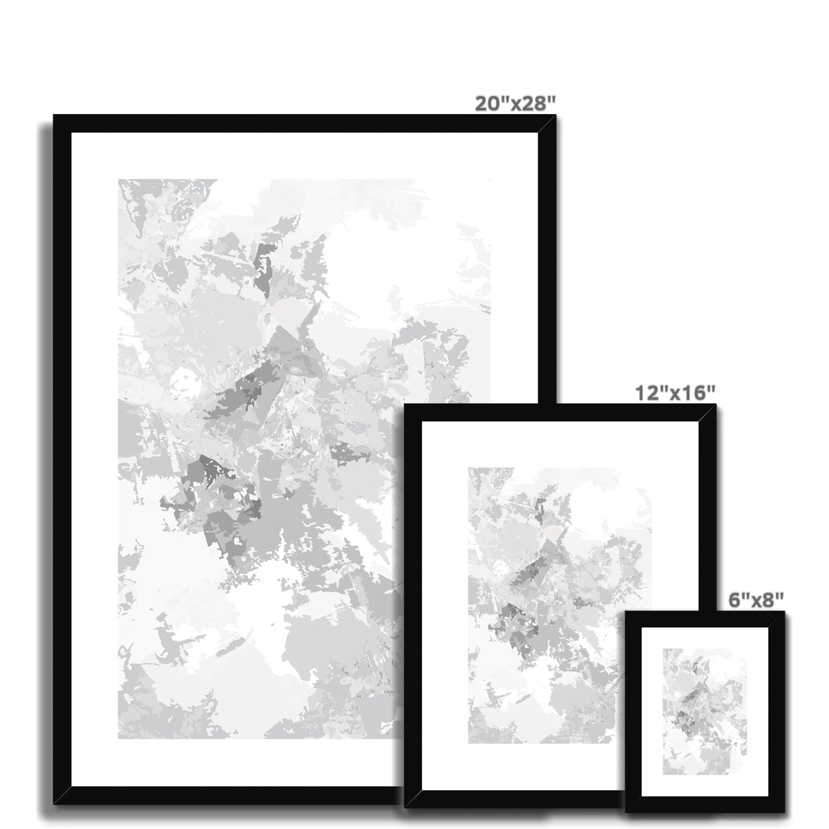 Framed Graphic Art Print, White Mat - 6x8, 8x12, 11x14, 12x16, 16x20, 18x24, 20x28 inches | FPV-1200-7698