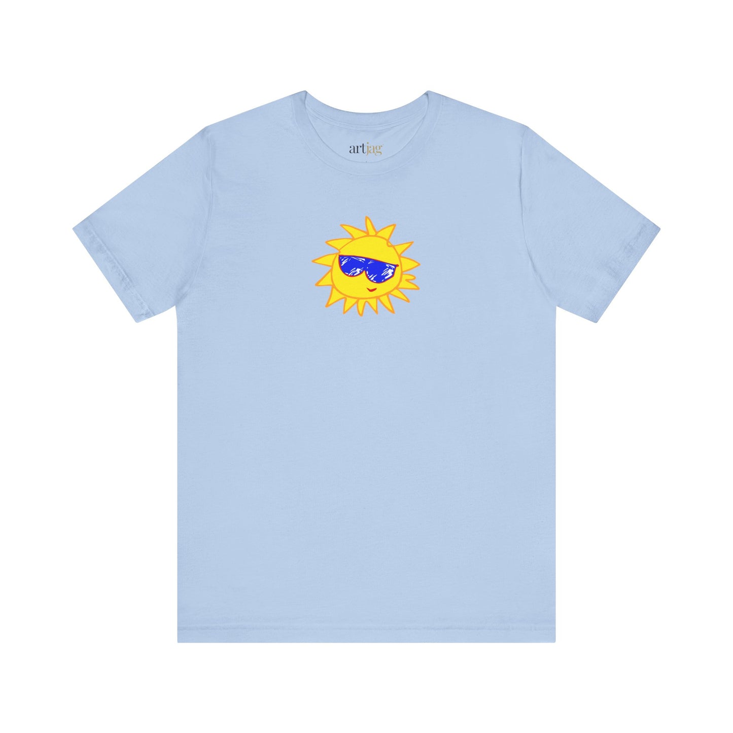 Bella + Canvas 3001 Unisex Cheerful Vibes Tee - Perfect for summer, gifts, celebrations and beach days | TSSF