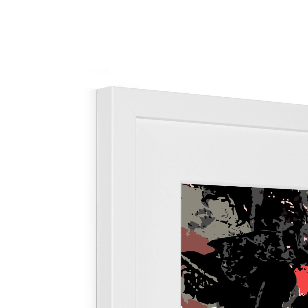 Framed Graphic Art Print, White Mat - 6x8, 8x12, 11x14, 12x16, 16x20, 18x24, 20x28 inches | FPV-1190-7692
