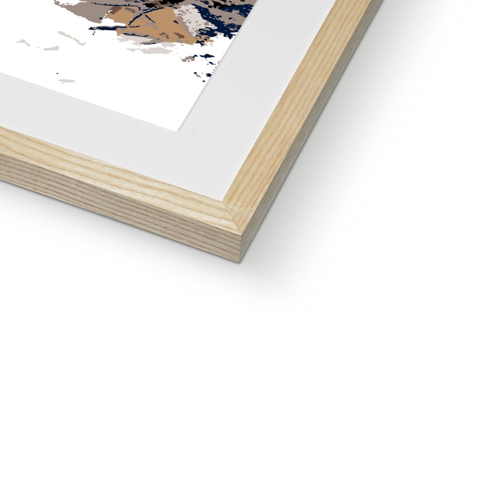 Framed Graphic Art Print, White Mat - 8x8 12x12 16x16 20x20 24x24 28x28 inches | FPS-1160-7693