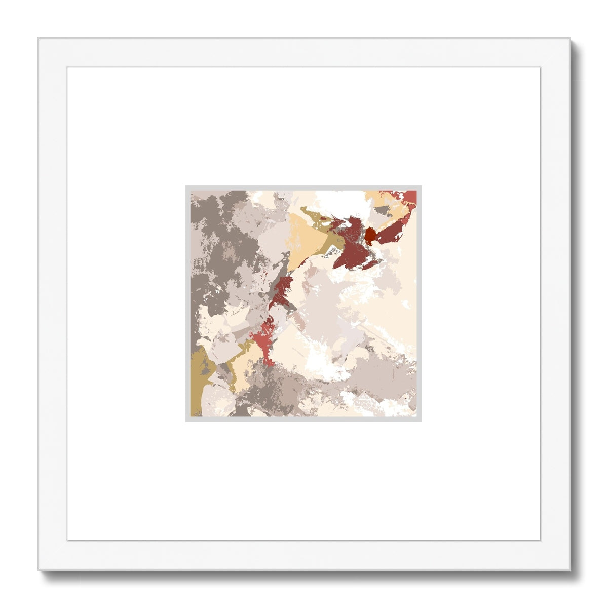 Framed Graphic Art Print, Faux Mat - 12x12 inches | FMS-1130-7691