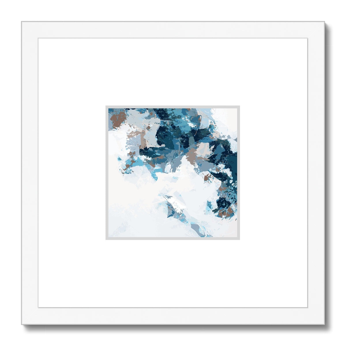 Framed Graphic Art Print, Faux Mat - 12x12 inches | FMS-1150-7693