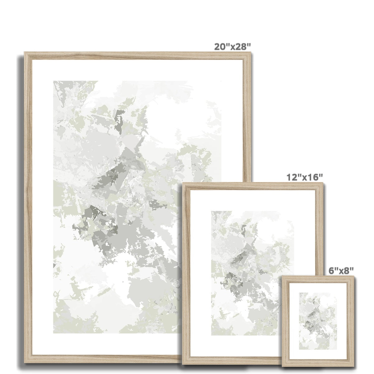 Framed Graphic Art Print, White Mat - 6x8, 8x12, 11x14, 12x16, 16x20, 18x24, 20x28 inches | FPV-1240-7698