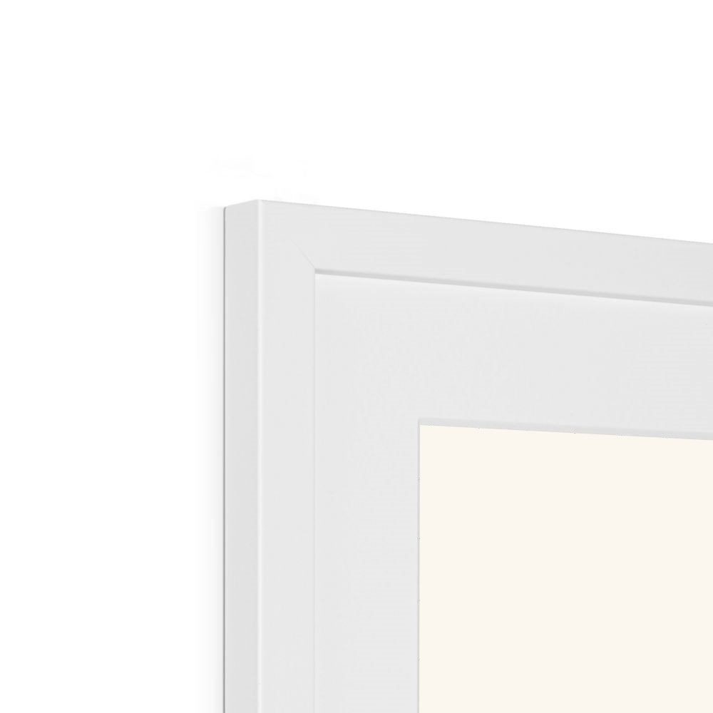 Framed Graphic Art Print, White Mat - 6x8, 8x12, 11x14, 12x16, 16x20, 18x24, 20x28 inches | FPV-1230-7694
