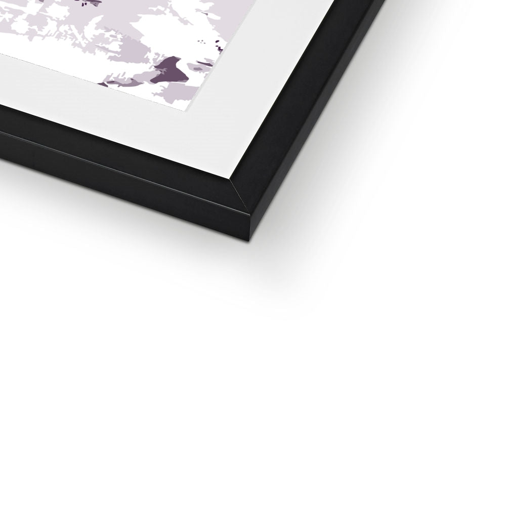 Framed Graphic Art Print, White Mat - 6x8, 8x12, 11x14, 12x16, 16x20, 18x24, 20x28 inches | FPV-1180-7694