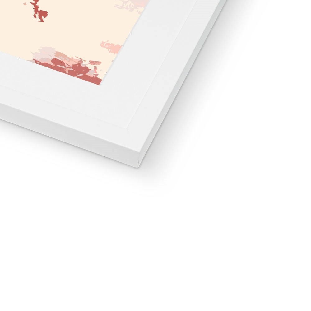 Framed Graphic Art Print, White Mat - 6x8, 8x12, 11x14, 12x16, 16x20, 18x24, 20x28  inches | FPV-1130-7692