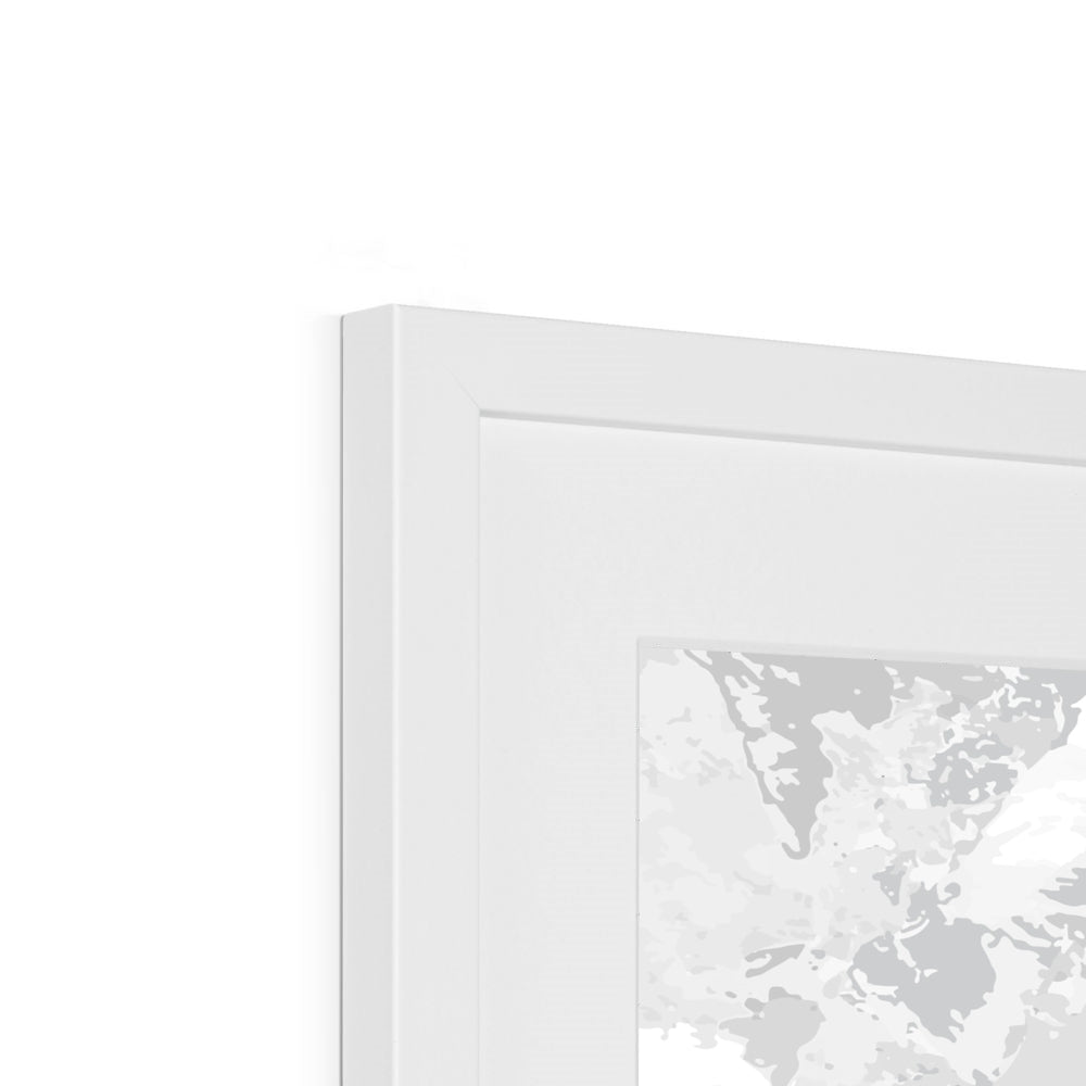 Framed Graphic Art Print, White Mat - 6x8, 8x12, 11x14, 12x16, 16x20, 18x24, 20x28 inches | FPV-1200-7698