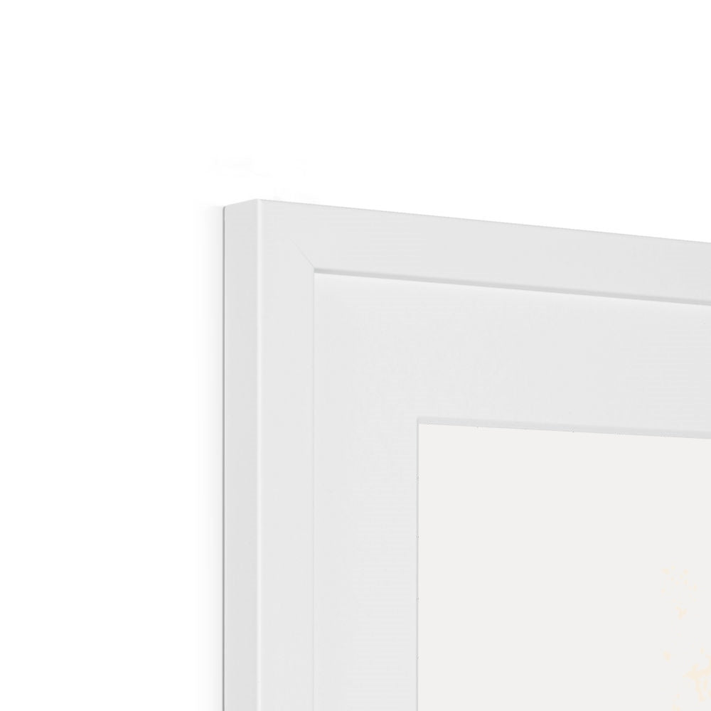 Framed Graphic Art Print, White Mat - 6x8, 8x12, 11x14, 12x16, 16x20, 18x24, 20x28 inches | FPV-1160-7694