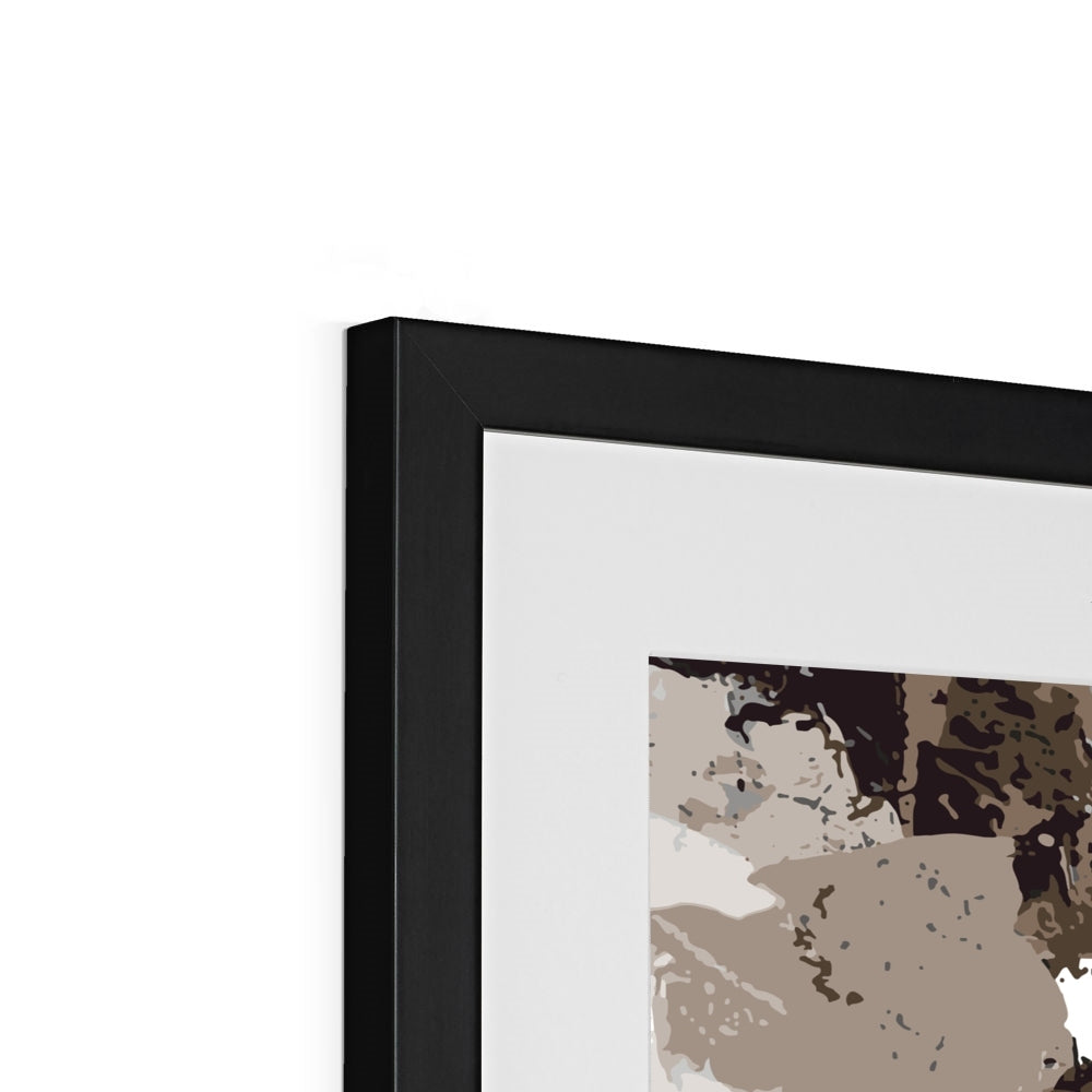Framed Graphic Art Print, White Mat - 6x8, 8x12, 11x14, 12x16, 16x20, 18x24, 20x28 inches | FPV-1170-7692