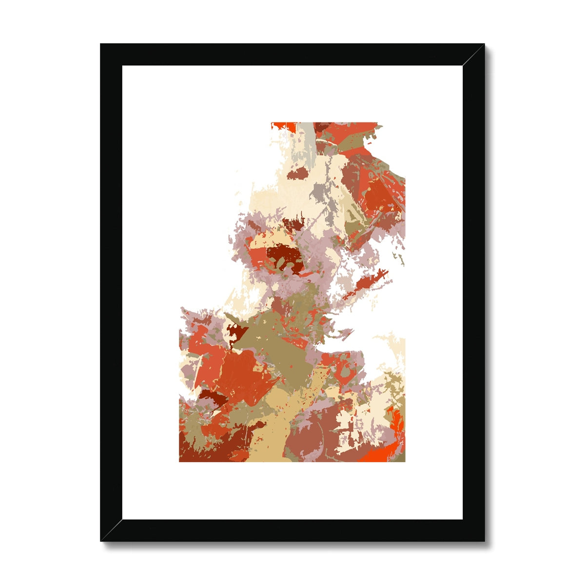 Framed Graphic Art Print, White Mat - 6x8, 8x12, 11x14, 12x16, 16x20, 18x24, 20x28 inches | FPV-1130-7694