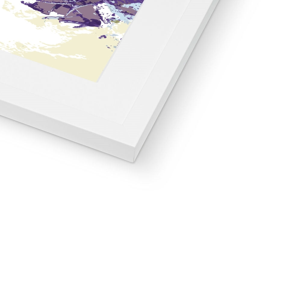 Framed Graphic Art Print, White Mat - 8x8 12x12 16x16 20x20 24x24 28x28 inches | FPS-1140-7693