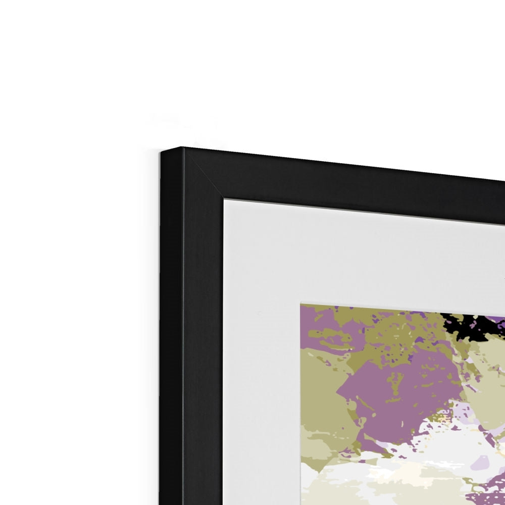 Framed Graphic Art Print, White Mat - 8x8 12x12 16x16 20x20 24x24 28x28 inches | FPS-1250-7693