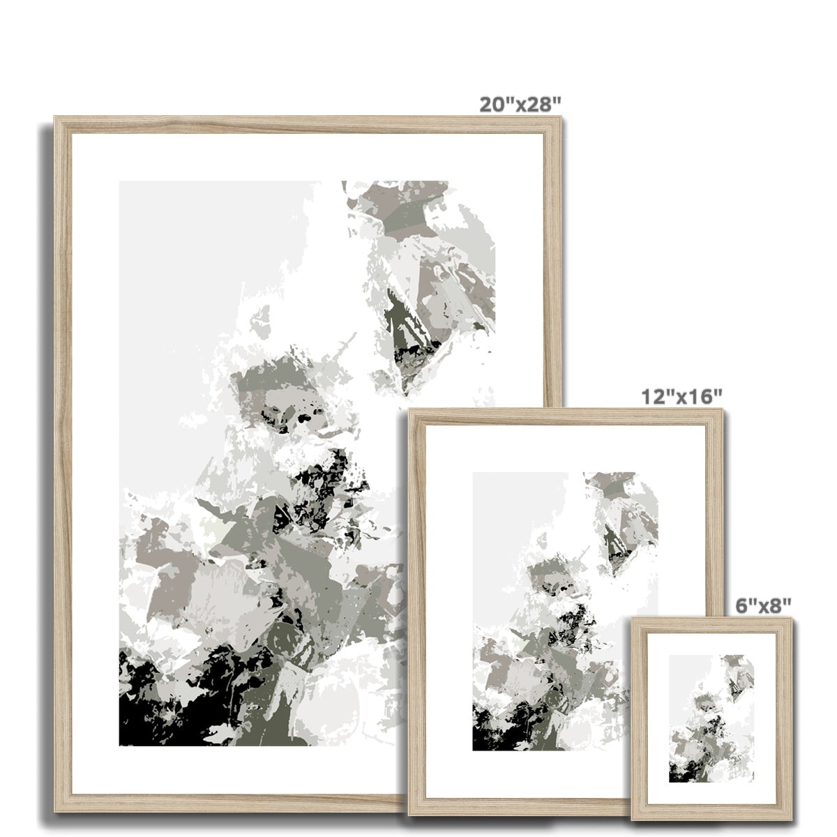 Framed Graphic Art Print, White Mat - 6x8, 8x12, 11x14, 12x16, 16x20, 18x24, 20x28 inches | FPV-1240-7694