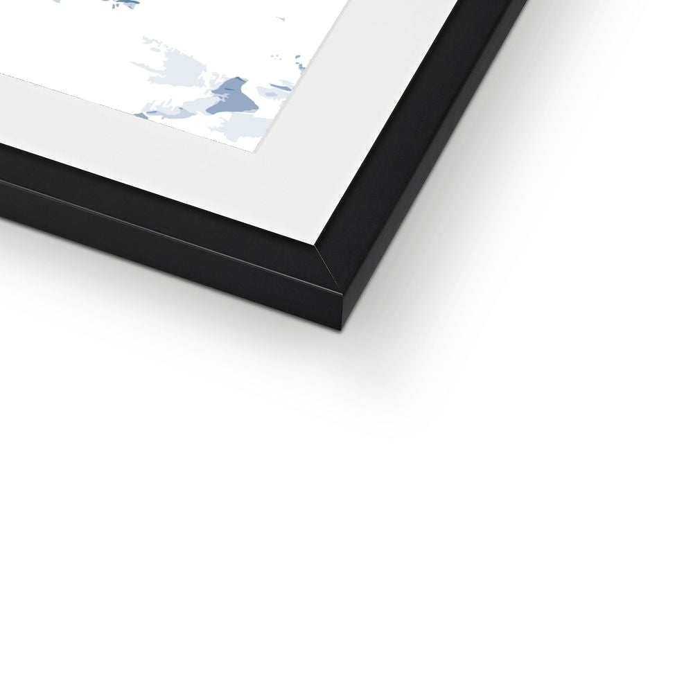 Framed Graphic Art Print, White Mat - 6x8, 8x12, 11x14, 12x16, 16x20, 18x24, 20x28 inches | FPV-1230-7694
