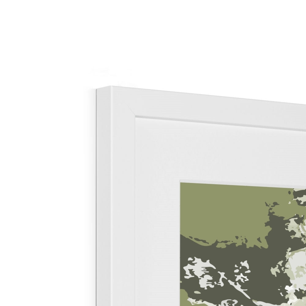 Framed Graphic Art Print, White Mat - 8x8 12x12 16x16 20x20 24x24 28x28 inches | FPS-1240-7695