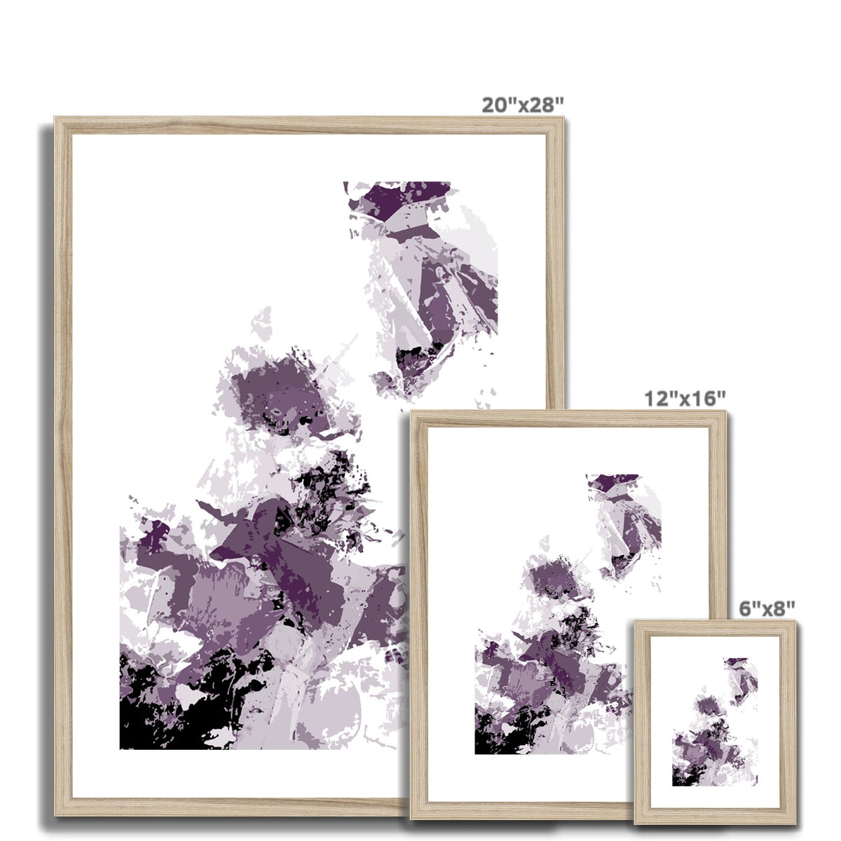 Framed Graphic Art Print, White Mat - 6x8, 8x12, 11x14, 12x16, 16x20, 18x24, 20x28 inches | FPV-1180-7694
