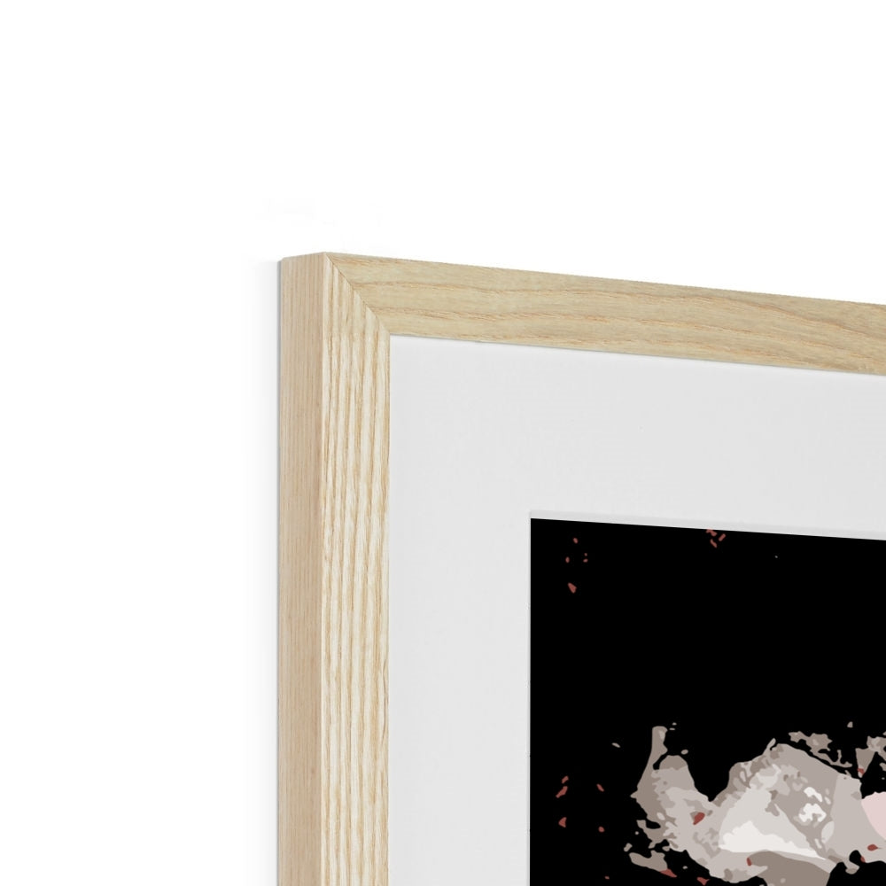 Framed Graphic Art Print, White Mat - 8x8 12x12 16x16 20x20 24x24 28x28 inches | FPS-1130-7690