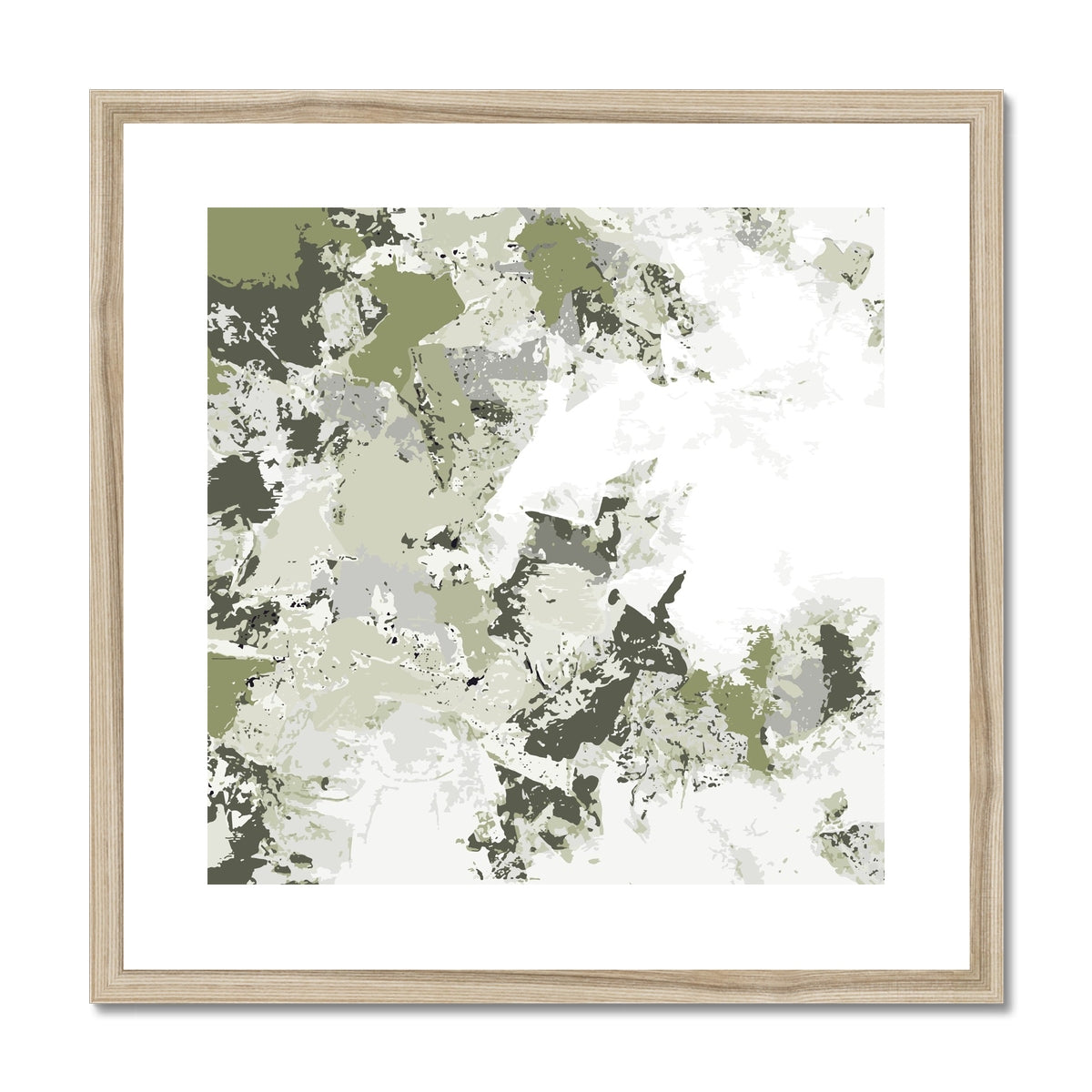 Framed Graphic Art Print, White Mat - 8x8 12x12 16x16 20x20 24x24 28x28 inches | FPS-1240-7695