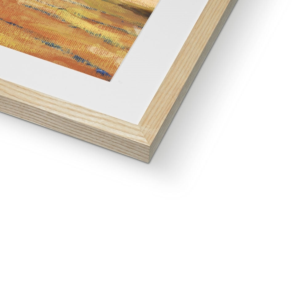 Framed Fine Art Print, White Mat - 8x8 12x12 16x16 20x20 24x24 28x28 36x36 inches | African Violets in Acrylic, FPS-1090