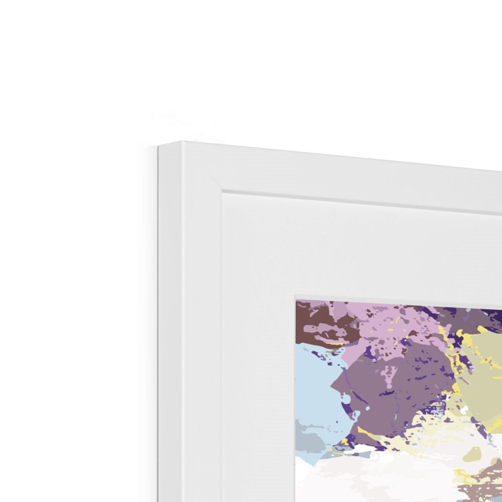 Framed Graphic Art Print, White Mat - 8x8 12x12 16x16 20x20 24x24 28x28 inches | FPS-1140-7693