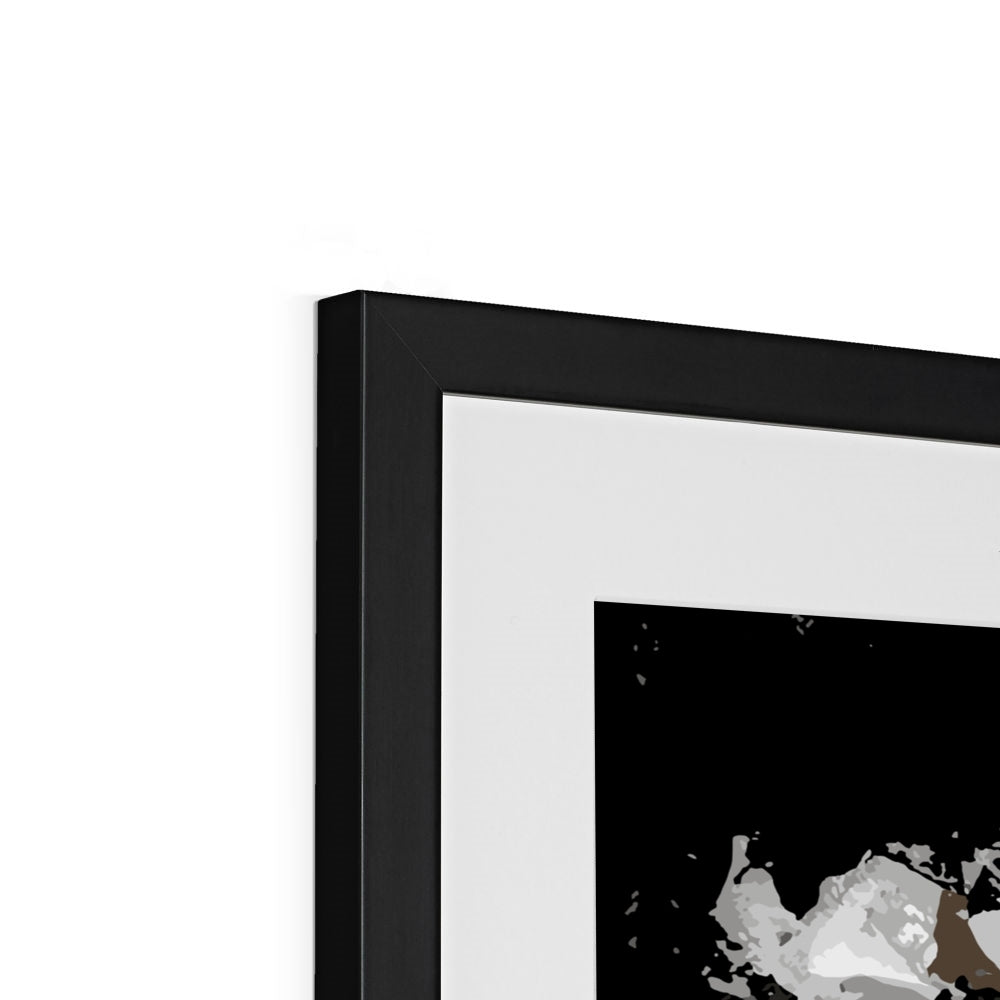 Framed Graphic Art Print, White Mat - 8x8 12x12 16x16 20x20 24x24 28x28 inches | FPS-1170-7690