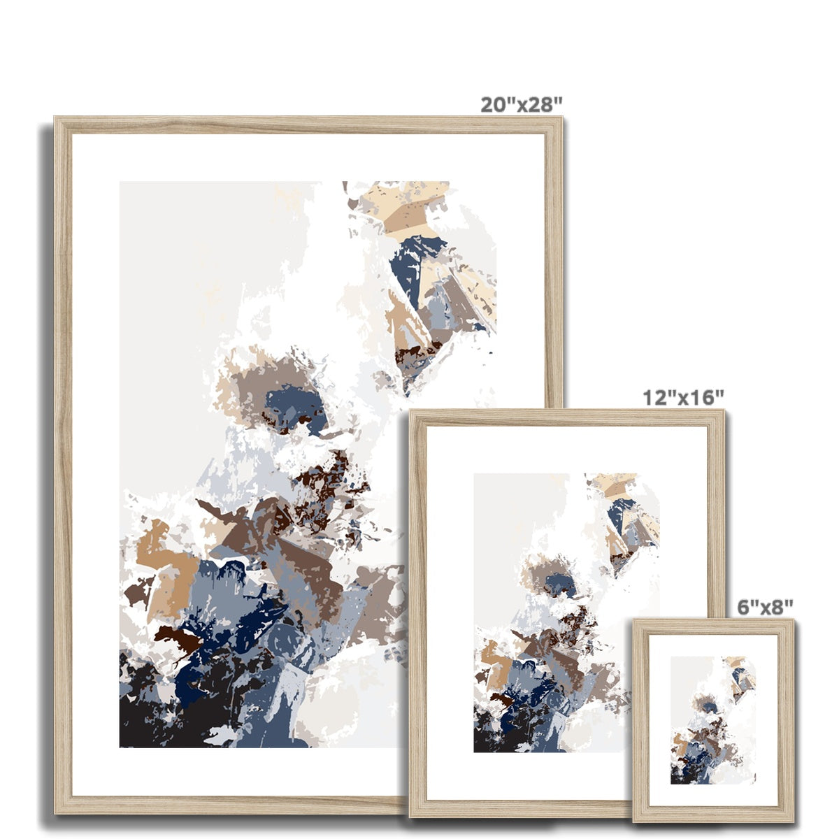 Framed Graphic Art Print, White Mat - 6x8, 8x12, 11x14, 12x16, 16x20, 18x24, 20x28 inches | FPV-1160-7694
