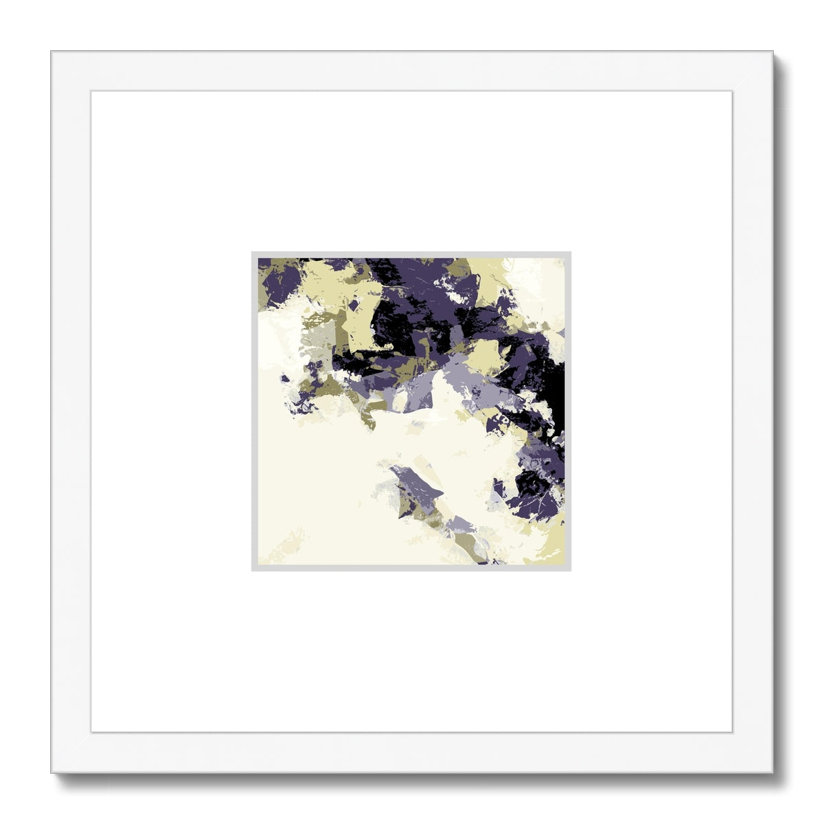 Framed Graphic Art Print, Faux Mat - 12x12 inches | FMS-1260-7693