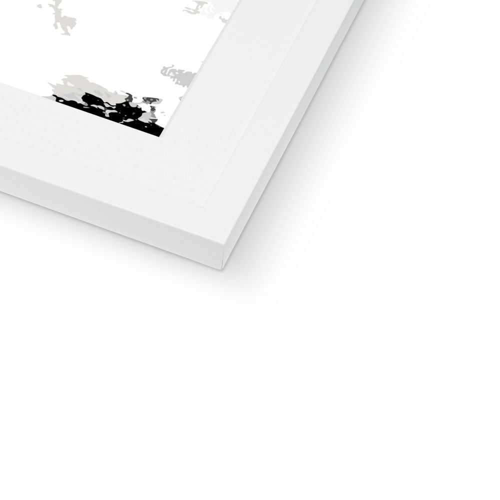 Framed Graphic Art Print, White Mat - 6x8, 8x12, 11x14, 12x16, 16x20, 18x24, 20x28 inches | FPV-1200-7692