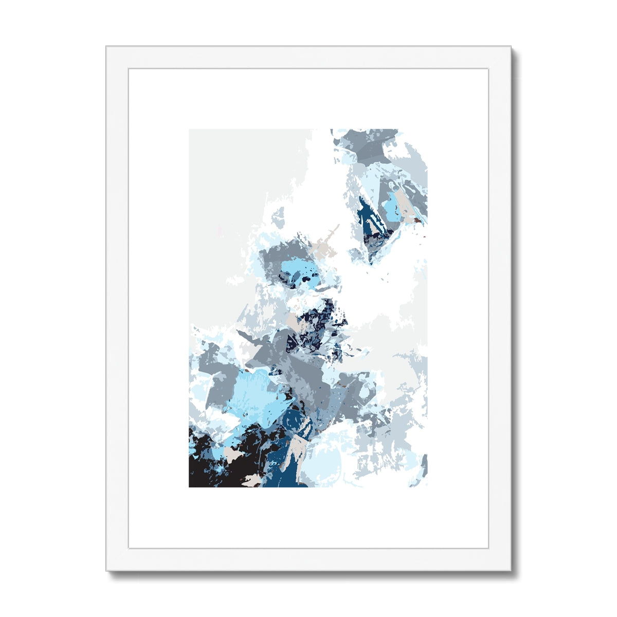 Framed Graphic Art Print, White Mat - 6x8, 8x12, 11x14, 12x16, 16x20, 18x24, 20x28 inches | FPV-1150-7694