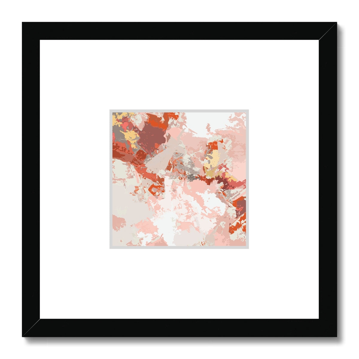 Framed Graphic Art Print, Faux Mat - 12x12 inches | FMS-1130-7698