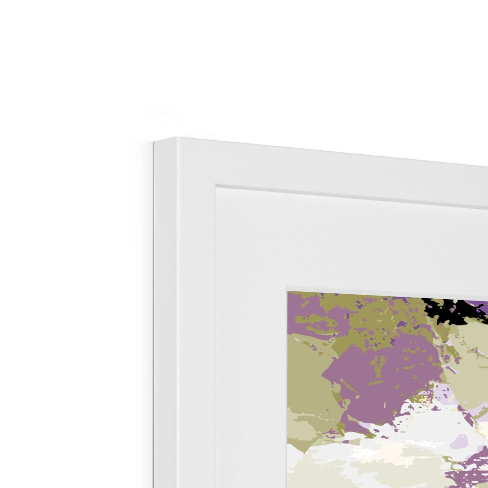Framed Graphic Art Print, White Mat - 8x8 12x12 16x16 20x20 24x24 28x28 inches | FPS-1250-7693