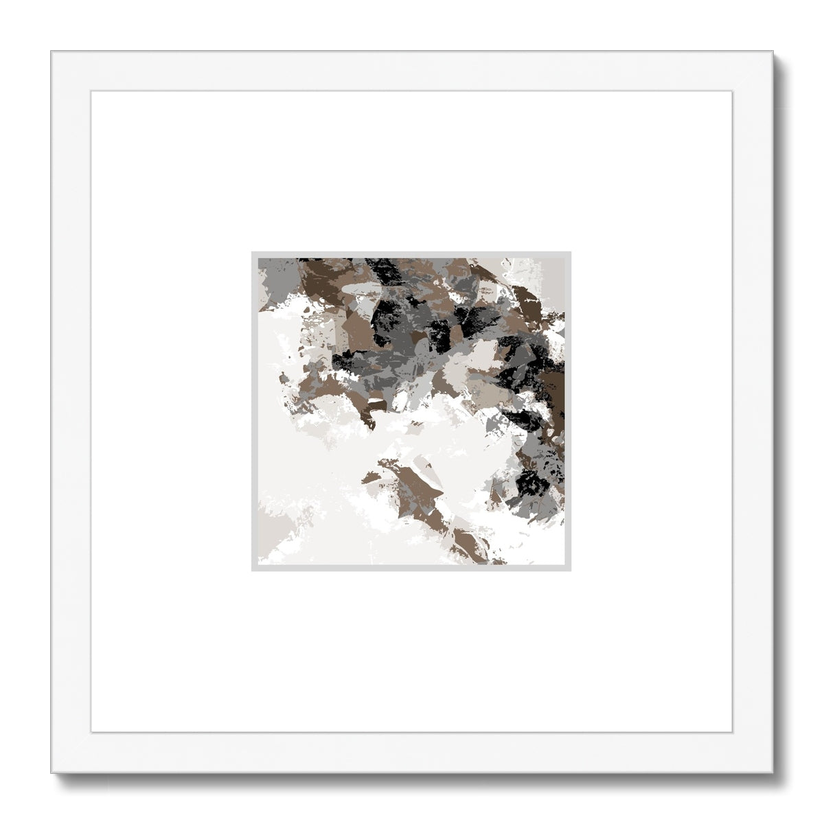 Framed Graphic Art Print, Faux Mat - 12x12 inches | FMS-1170-7693