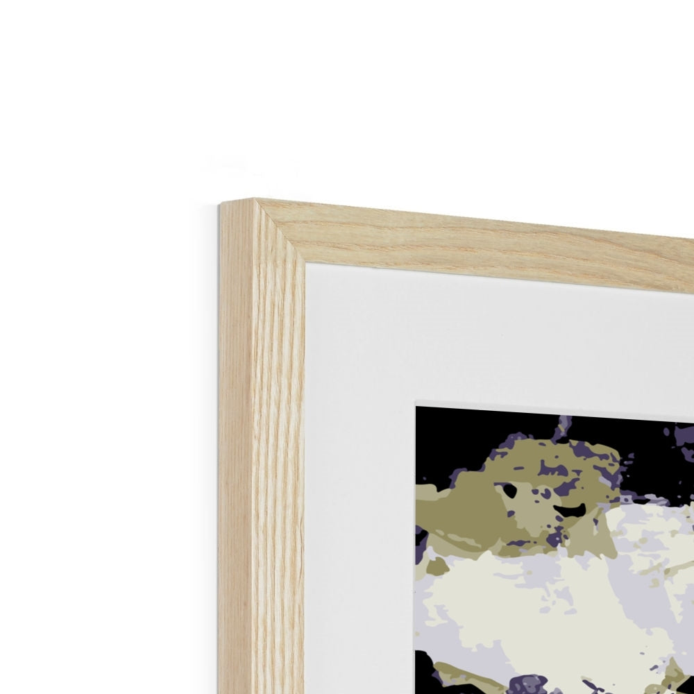 Framed Graphic Art Print, White Mat - 8x8 12x12 16x16 20x20 24x24 28x28 inches | FPS-1260-7695