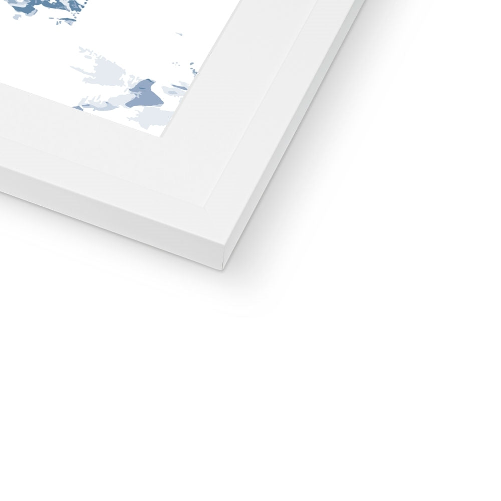 Framed Graphic Art Print, White Mat - 6x8, 8x12, 11x14, 12x16, 16x20, 18x24, 20x28 inches | FPV-1230-7694