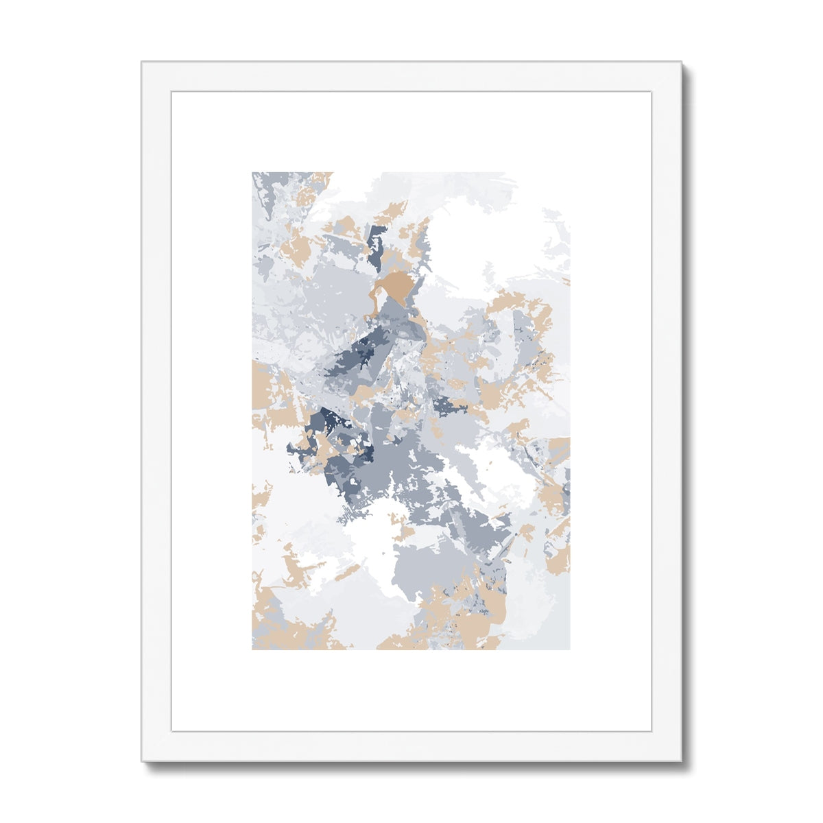 Framed Graphic Art Print, White Mat - 6x8, 8x12, 11x14, 12x16, 16x20, 18x24, 20x28 inches | FPV-1160-7698