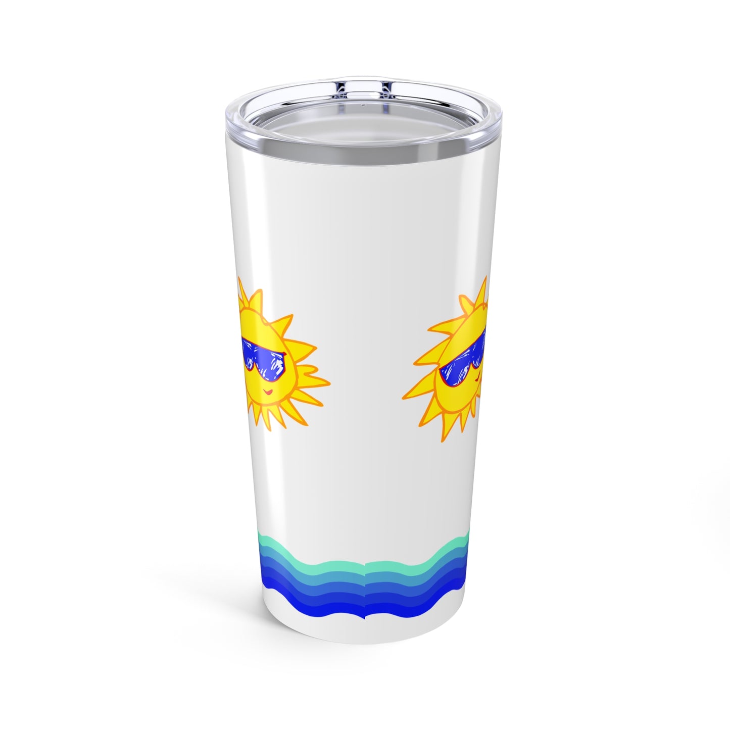 20oz Reusable Tumbler with Sunfilled Cheerful Vibes | RTSF