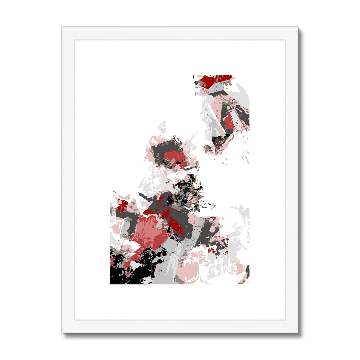 Framed Graphic Art Print, White Mat - 6x8, 8x12, 11x14, 12x16, 16x20, 18x24, 20x28 inches | FPV-1190-7694