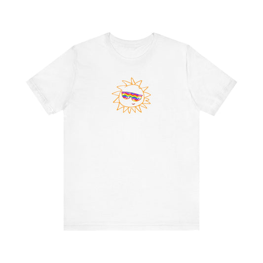 Bella + Canvas 3001 Unisex Rainbow Vibes Tee - Perfect for summer, gifts, celebrations and beach days | TSPT