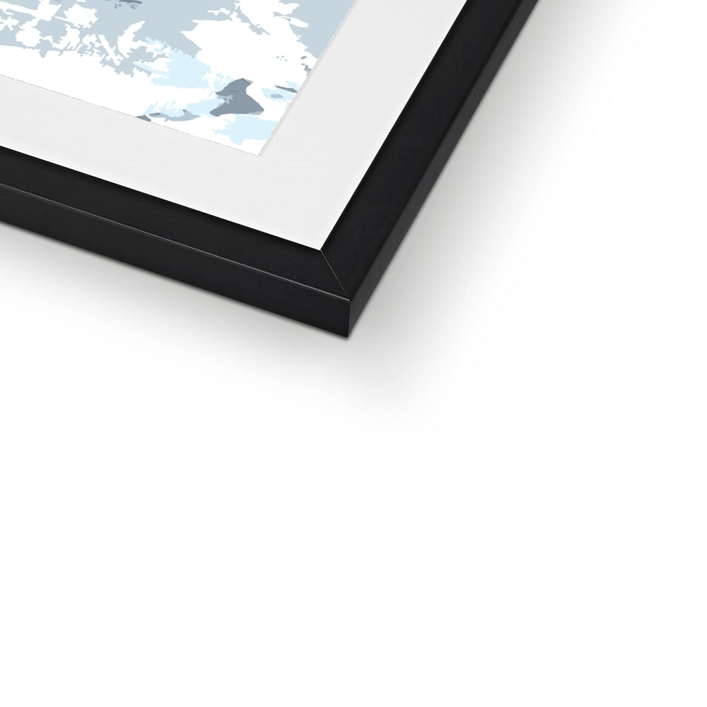 Framed Graphic Art Print, White Mat - 6x8, 8x12, 11x14, 12x16, 16x20, 18x24, 20x28 inches | FPV-1150-7694