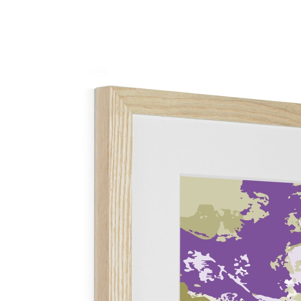 Framed Graphic Art Print, White Mat - 8x8 12x12 16x16 20x20 24x24 28x28 inches | FPS-1250-7695