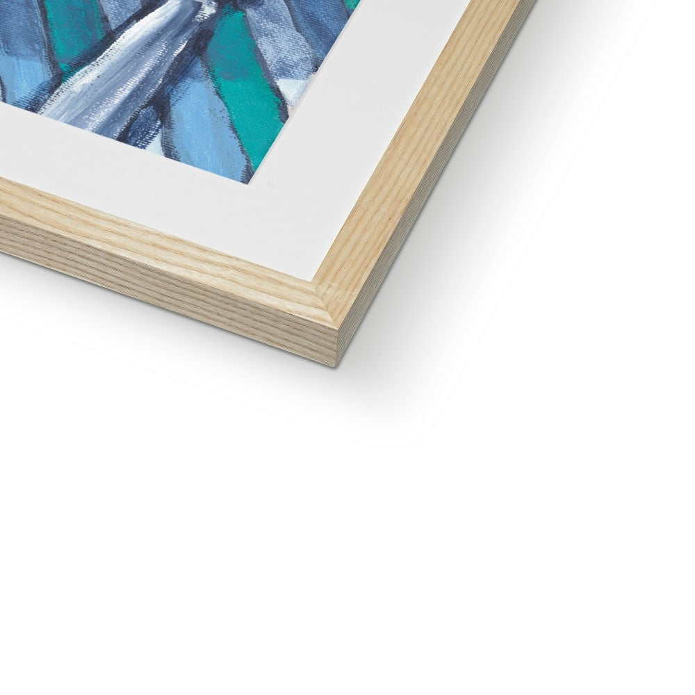 Framed Fine Art Print, White Mat - 10x8 14x11 20x16 28x20 40x28 inches | Papaya & Avocados, FPH-1000-1105