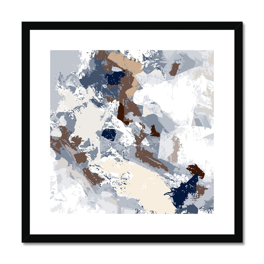 Framed Graphic Art Print, White Mat - 8x8 12x12 16x16 20x20 24x24 28x28 inches | FPS-1160-7690