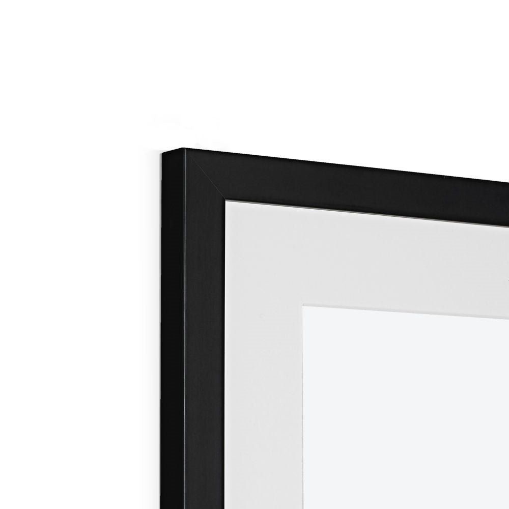 Framed Graphic Art Print, White Mat - 6x8, 8x12, 11x14, 12x16, 16x20, 18x24, 20x28 inches | FPV-1210-7694