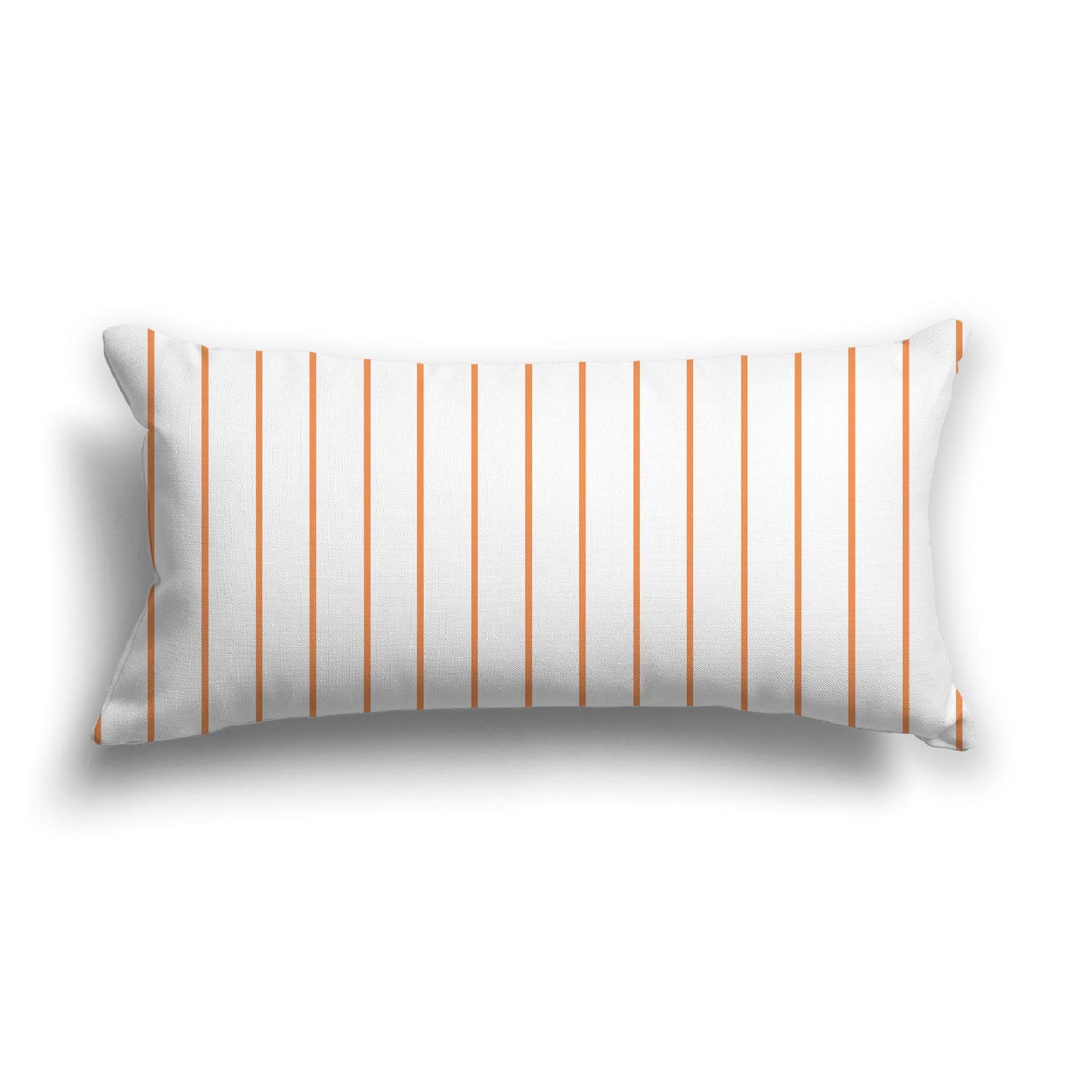 Off-White Cotton Canvas Cushion Covers with Fine Orange Stripes on Front, CACU-1181-151