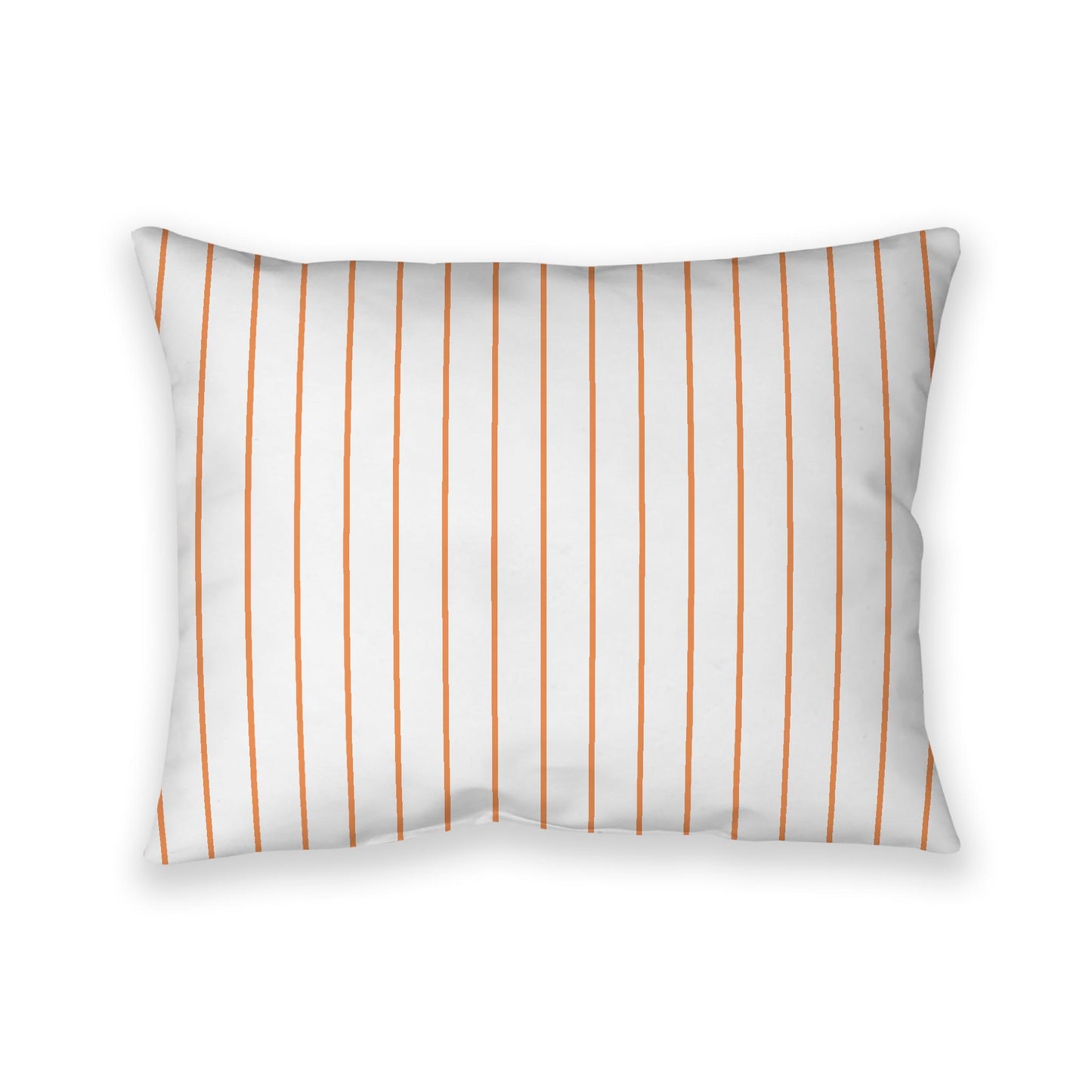 Off-White Cotton Canvas Cushion Covers with Fine Orange Stripes on Front, CACU-1181-151