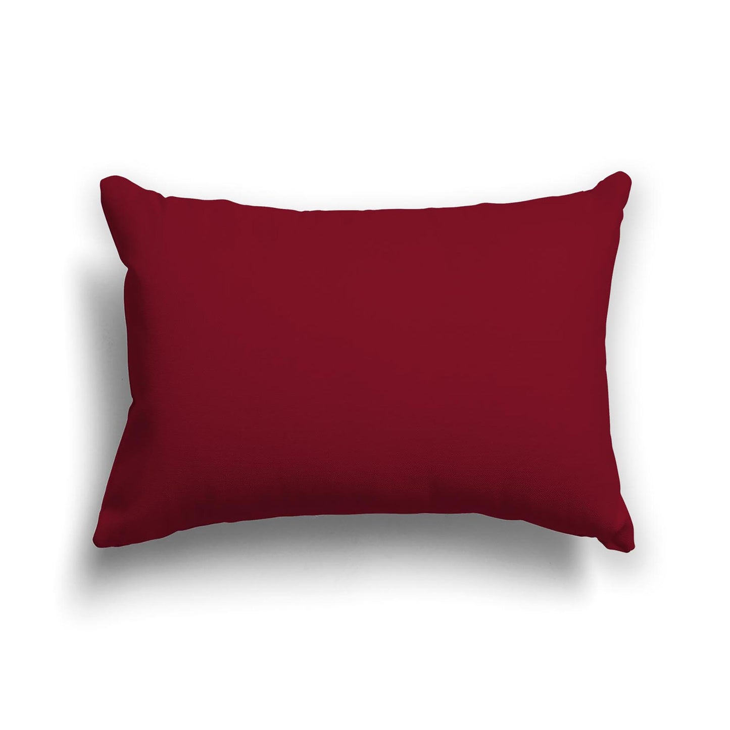 Burgundy Red Cotton Canvas Cushion Covers, 20 x 14 inches